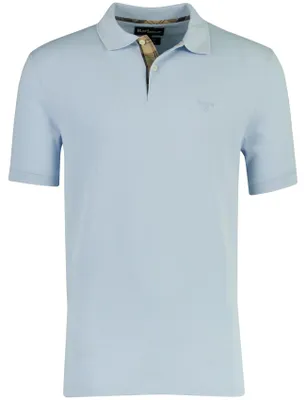 Produktbild von Barbour Poloshirt tailored fit hellblau kurzarm