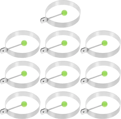 Produktbild von 10-teiliges Set aus Edelstahl für Eierformen