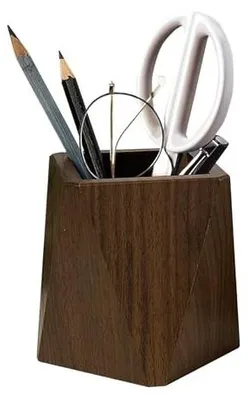 Zdjęcie produktu dla Organizer na biurko drewniany orzech włoski vintage