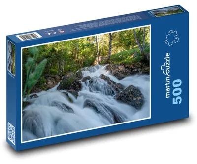 Obrázek produktu pro Puzzle 500 Rozbouřený lesní potok - martinpuzzle