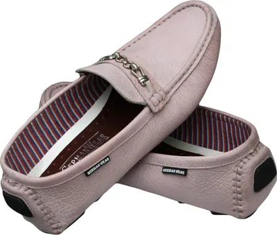 Produktbild von German Wear, Mokassins driving moc Freizeitschuhe lederschuhe Nubukleder Hellrosa, Schuhgröße:44