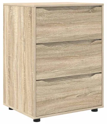Produktbild von vidaXL Aufbewahrungsschrank Sonoma-Eiche 60 x 48 x 81 cm Holzwerkstoff