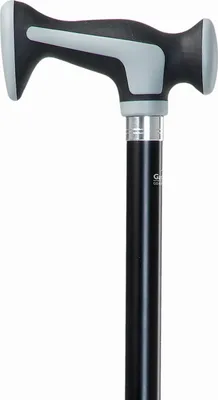 Produktbild von Gehstock Super-Soft ESCORT verstellbar schwarz>>>>