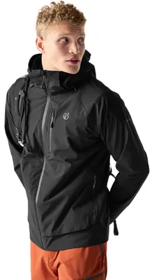 Produktbild von Dare 2b Herren Switch Out III Wanderjacke, wasserdichte, atmungsaktive und winddichte Outdoorjacke – Schwarz
