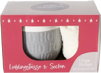 Image de Tasse jumbo avec motif de Noël HOHO, 600 ml
