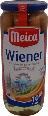 Immagine prodotto di Meica salsicce di Vienna 500g 10 pezzi