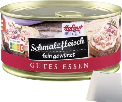 Produktbild von Hofgut Schmalzfleisch (300g Dose) + usy Block