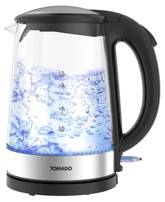 Productafbeelding van Glazen waterkoker - 1,7 liter - LED verlichting - 2200 watt