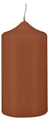 Produktbild von Spitzkopf Stumpen Kerzen Haselnuss 20 x Ø 7 cm, 6 Stück