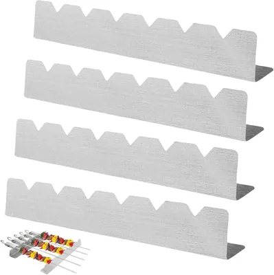 Produktbild von Grillspieße 30 cm, Edelstahl, 4 Stück, für Grill