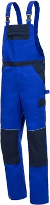 Produktbild von Arbeitshose Nitras Motion Tex Light Latzhose | blau | 245 g/qm | Gr.110