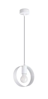 Obrázok produktu pre Závesné svietidlo TITRAN 1 biela 1xE27 15W oceľ 120x18x18cm Sollux Lighting