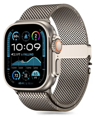Immagine prodotto di Tech-Protect Milano Apple Watch 6 / 7 / 8 / 9 / 10 / Se / Ultra 1 / 2 (44 / 45 / 46 / 49 Mm) Titanio