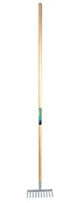 Productafbeelding van MM Eurotool Tuinhark 10 tanden met houten steel 160 cm | 25 cm werkbreedte 14tds