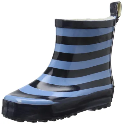 Produktbild von Playshoes Kinder Halbschaft-Gummistiefel aus Naturkautschuk, Trendige Uni Reg
