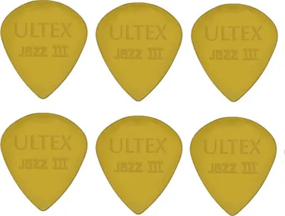 Produktbild von 6x Dunlop 427 Ultex Jazz III Plektren - 1,38 mm