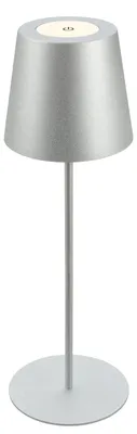 Zdjęcie produktu dla Lampa stołowa akumulatorowa, lampka stołowa bezprzewodowa, sterowanie dotykowe, regulacja wysokości, wymienna bateria
