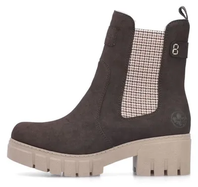 Produktbild von Rieker Damen Stiefel Stiefeletten Kurzstiefel mit Reißverschluss braun 40