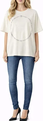 Produktbild von Diesel Damen T-Hanna T-Shirt Kurzarm Bigshirt Creme