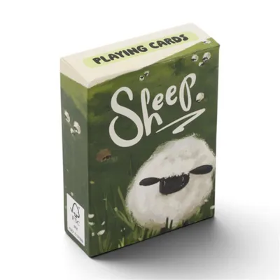 Produktbild von Spielkarten Sheep Schafe Kartenspiel 52 Karten + 2 Joker
