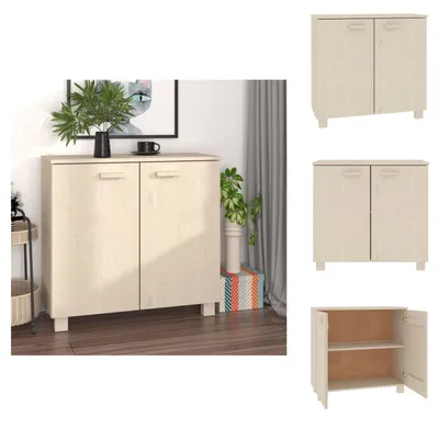 Produktbild von vidaXL Sideboard HAMAR Honigbraun 85x35x80 cm Massivholz Kiefer -  Sideboards