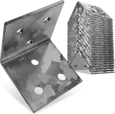 Productafbeelding van Famanu hoekverbinder, 25 stuks - 40 x 40 x 40 x 2 mm