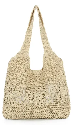 Produktbild von Omgoods – Große Korbtasche aus Rattan, ideal für den Sommer