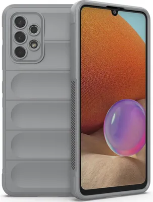Produktbild von Samsung A32 4G Hülle, Weich TPU Silikon Stossfest Anti-rutsch Schutzhülle für Samsung Galaxy A32 4G Grau