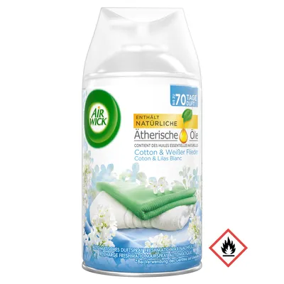 Zdjęcie produktu dla Air Wick Freshmatic Max Bawełna and White Lilac Refill 250ml