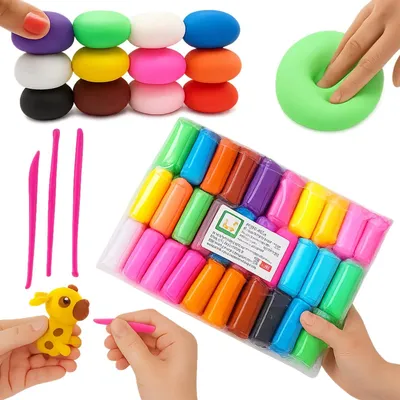 Obrázok produktu pre Sada na kúzlenie s penovou hmotou a plastelínou 36