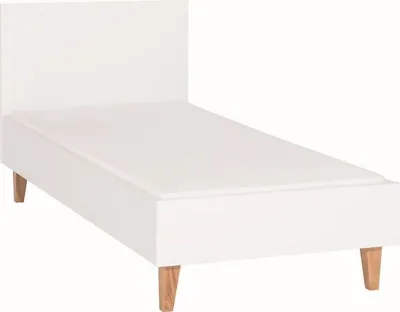 Produktbild von Kinderbett / Jugendbett Syrina 12, Farbe: Weiß - Liegefläche: 90 x 200 cm