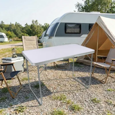 Produktbild von VCM Gartentisch klappbar | Esstisch | Maße ca. H. 70 x B. 110 x T. 53 cm | Klapptisch | Balkontisch Gartenmöbel - Galdas 110x53