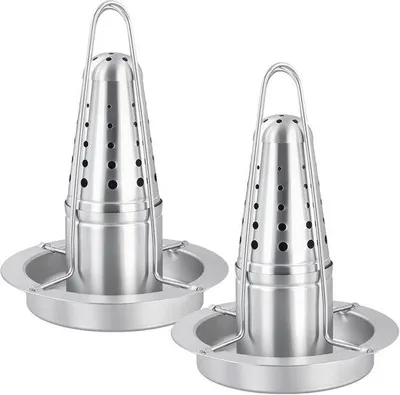 Produktbild von Famanu Hähnchenhalter Edelstahl - 2er Set