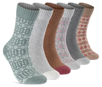 Obrázok produktu pre THERMO – dámske ponožky, veľkosť 39-42, teplé, hrubé, zimné ponožky, dámske, bavlna, froté, model 38205