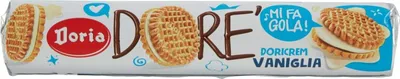Produktbild von 12x Doria Dorè Kekse mit Vanille 150 g tube snack cookies riegel