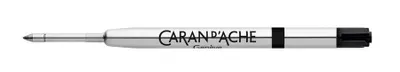 Produktbild von Caran d-Ache 8468.009, Schwarz, Fein, Silber, Edelstahl, 0,5 mm, Kugelschreiber