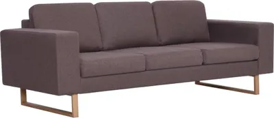 Obrázek produktu pro vidaXL Třímístná pohovka Fabric Taupe