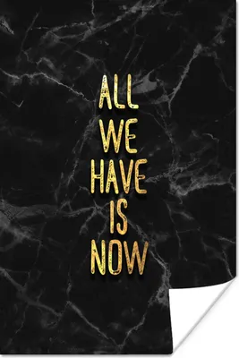 Produktbild von MuchoWow® Poster Zitate - Sprichwörter - Gold - Marmor 40x60 cm - Plakate für die Wand - Poster Babyzimmer