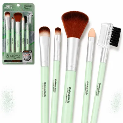 Productafbeelding van 5-delige make-up kwastenset – Professionele cosmetische kwasten voor make-up