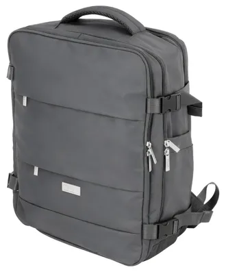 Imagen del producto de Mochila de cabina Camry CR 6880 de 24L - Ideal para viajes de negocios, deportes y viajes en general, con protección RFID. Color: gris oscuro