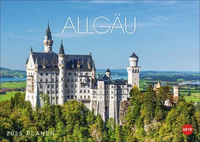 Produktbild von Allgäu Wandkalender 2025 zum Eintragen mit Naturfotografie 31 x 22 cm