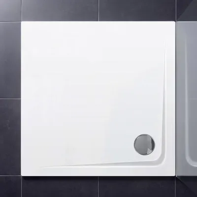 Imagen del producto de Bandeja de ducha Steinkamp, modelo Plan, de 90 x 90 cm, superfina y con superficie antideslizante