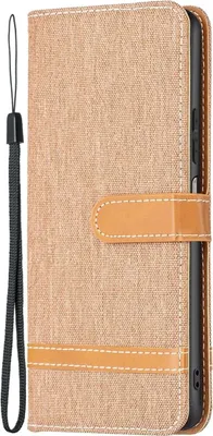Produktbild von König Design Hülle kompatibel mit Xiaomi Redmi Note 11 / Note 11S Global Kunstleder Handyhülle - Handy Case Braun