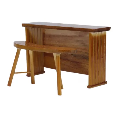 Produktbild von Domček pre bábiky Bar Counter Stool,Domček pre bábiky Bar Counter Chair,1:12 Domček pre bábiky Bar Counter,Drevený domček pre bábiky Bar Stool,Domček pre bábiky Bar nábytok,Domček pre bábiky nábytok