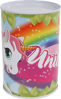Produktbild von Spardose Einhorn 12x8x8cm Metall, Van Manen