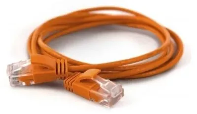 Productafbeelding van Wantec 7259 Wantec Patchkabel UTP CAT6a d=2,8mm 2,0m orange