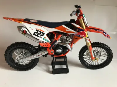 Produktbild von KTM 450 SX-F Red Bull, T. Cairoli 2018 Nr.222, NewRay Motorrad Modell 1:10