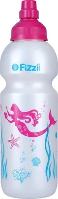 Produktbild von Fizzii Trinkflasche Meerjungfrau 600 Milliliter perlweiß