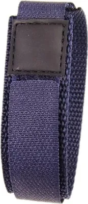 Produktbild von Minott Ersatzband Uhrenarmband Textilband Klettband Marine 16mm