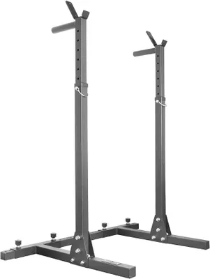 Imagen del producto de Silecomplaza - Soporte para sentadillas - - Ajustable. Estructura para sentadillas con ajuste de altura y anchura. Incluye barras para dominadas. Capacidad máxima de carga: 250 kg